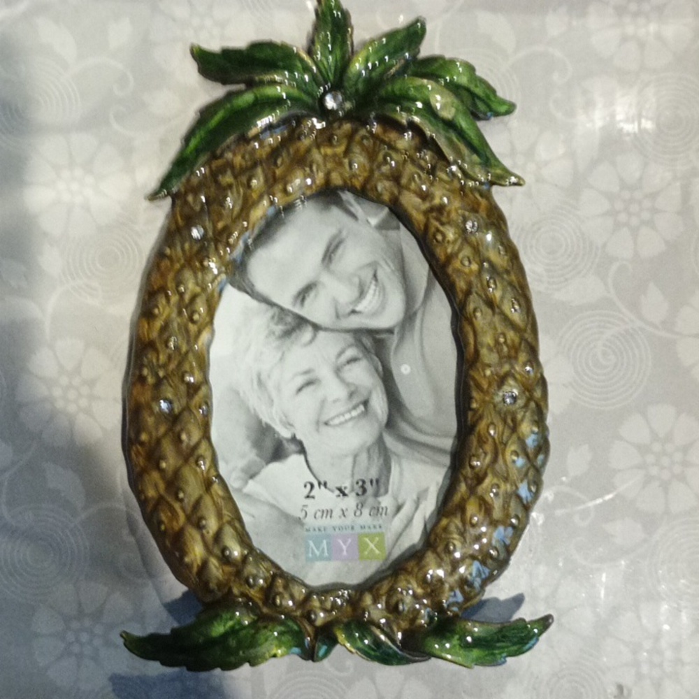 Tropical Palm Tree Photo Frame Set - Brown and Green NIB... by MYK - Picture 3 of 5